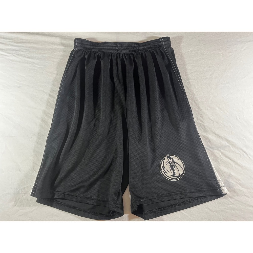 Mens Alleson Athletic Dallas Mavericks NBA‎ Basketball Shorts Medium Black Mesh